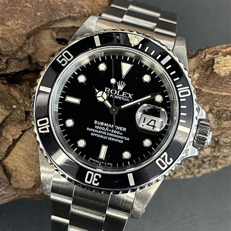 rolex submariner nero 1998 price|rolex submariner date 16610.